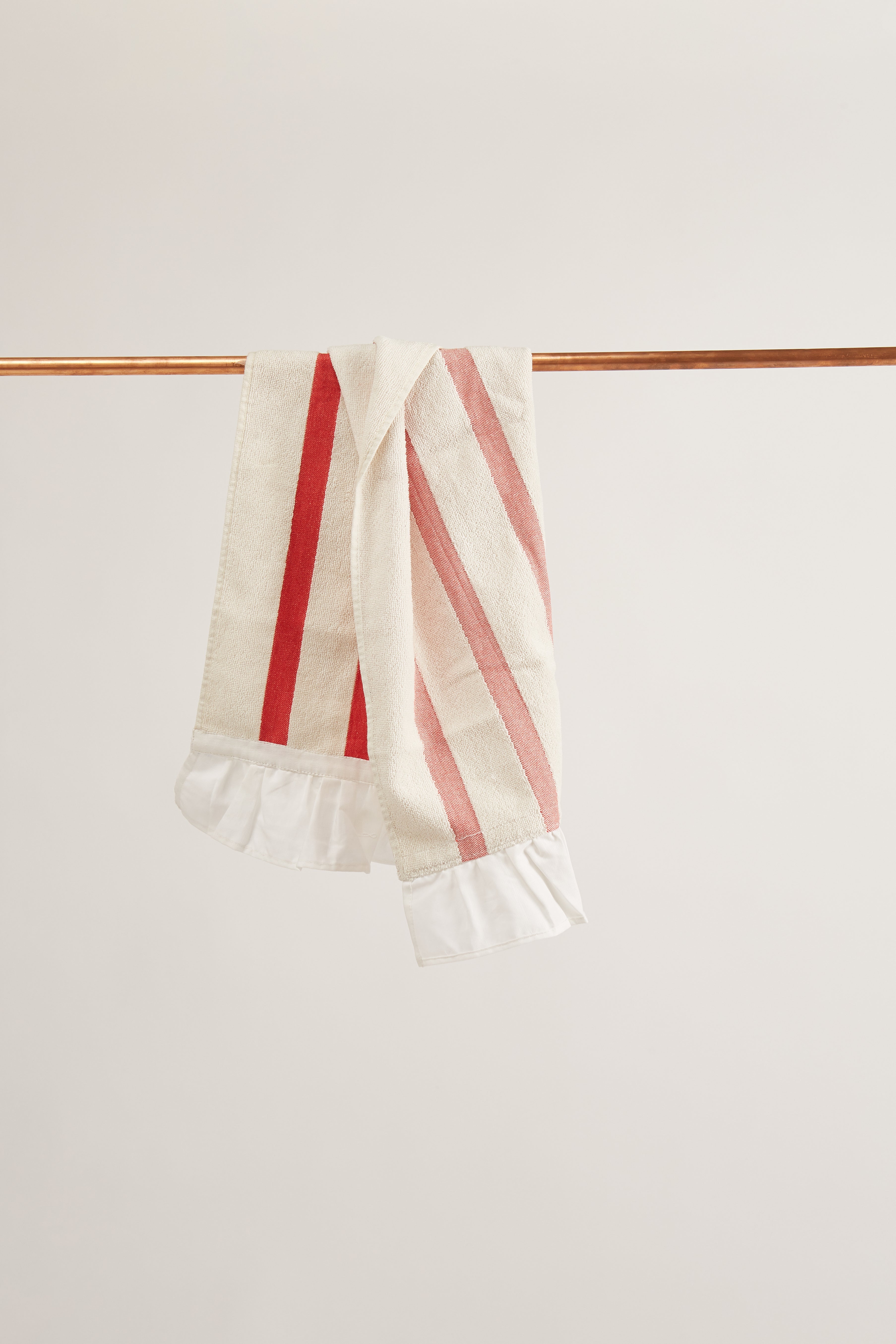 Set of Stripe & Frill Tea Towels