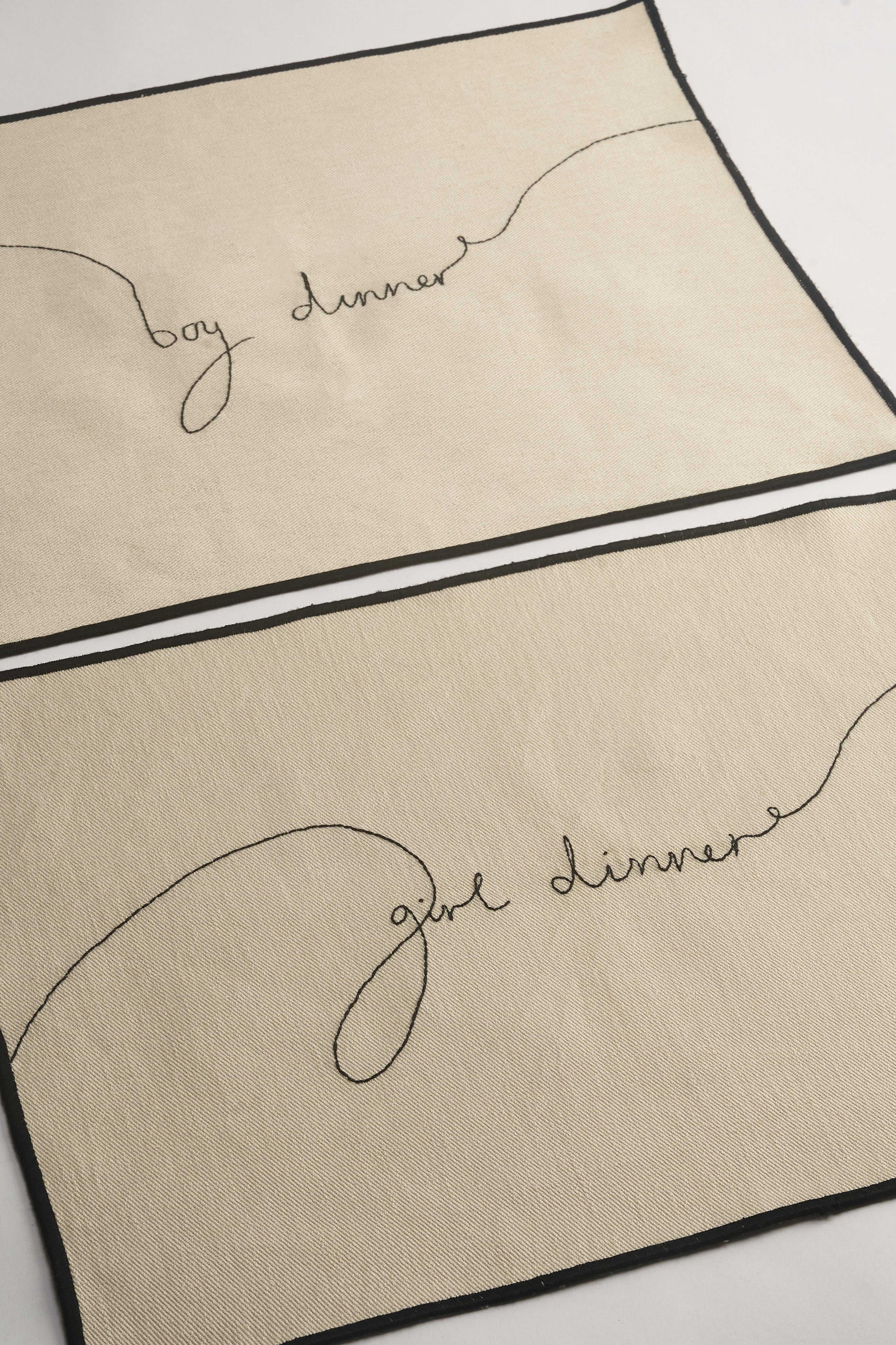 Girl & Boy Dinner Tablemats