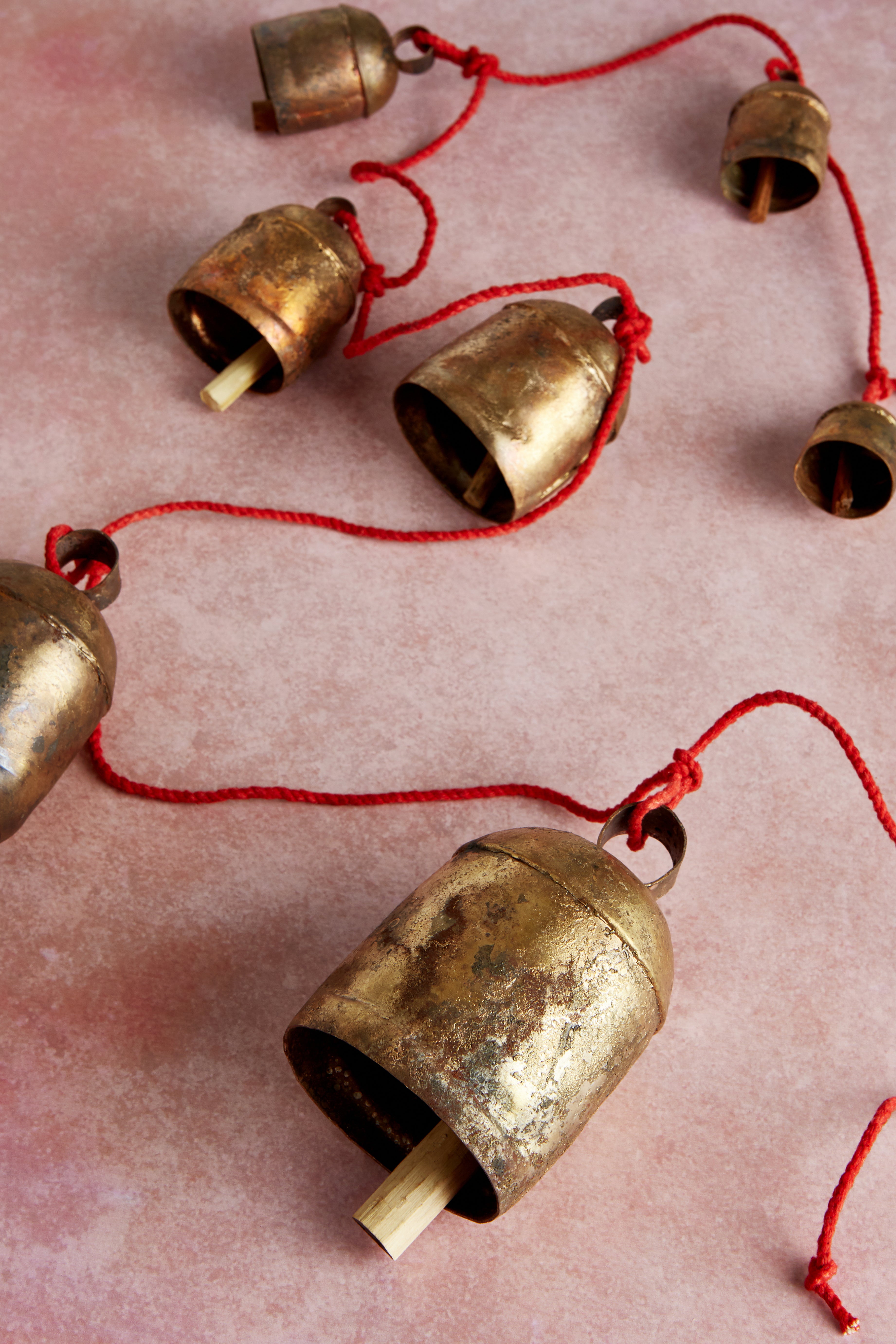 Brass Bell Garland
