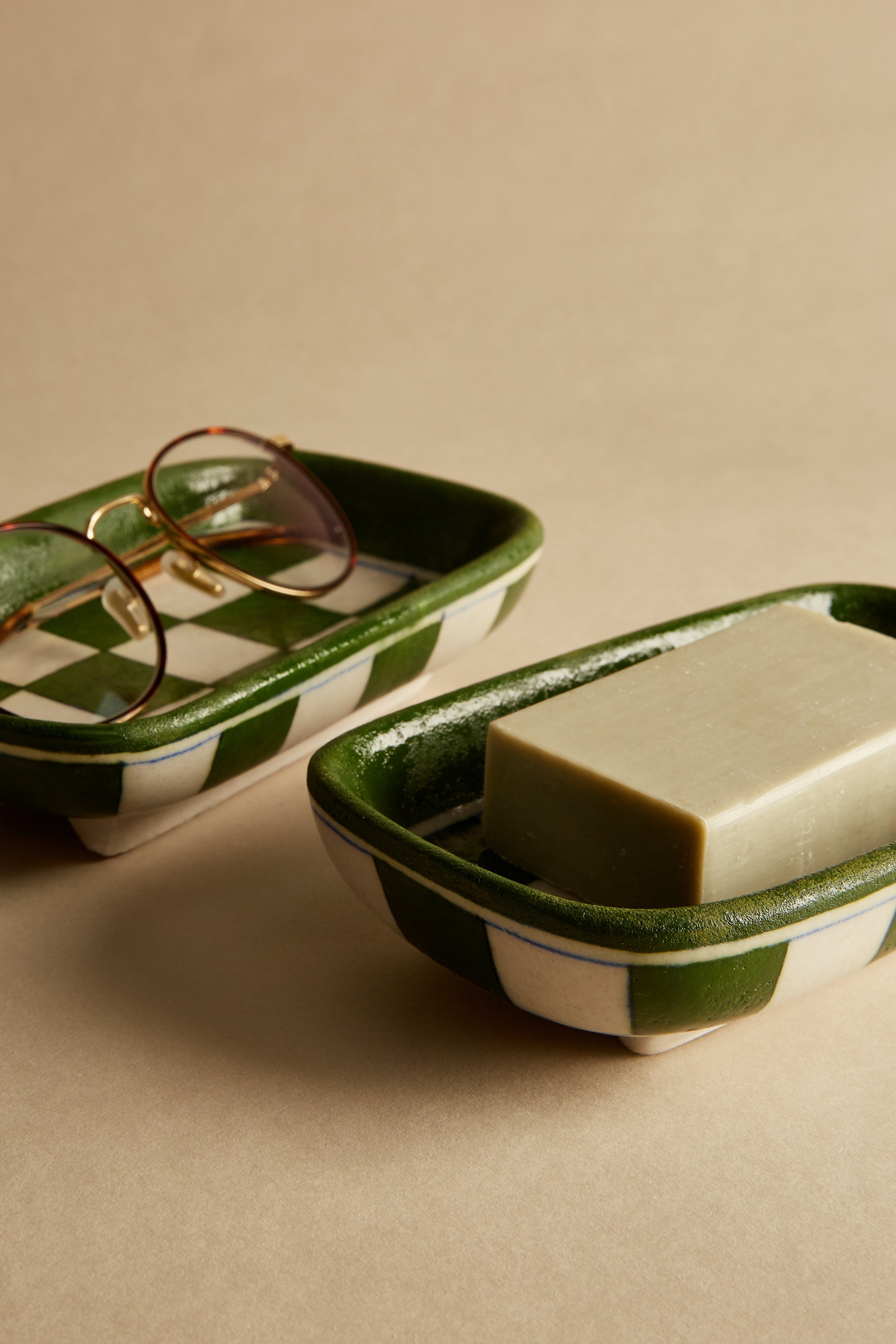 The Chequered Soap Tray