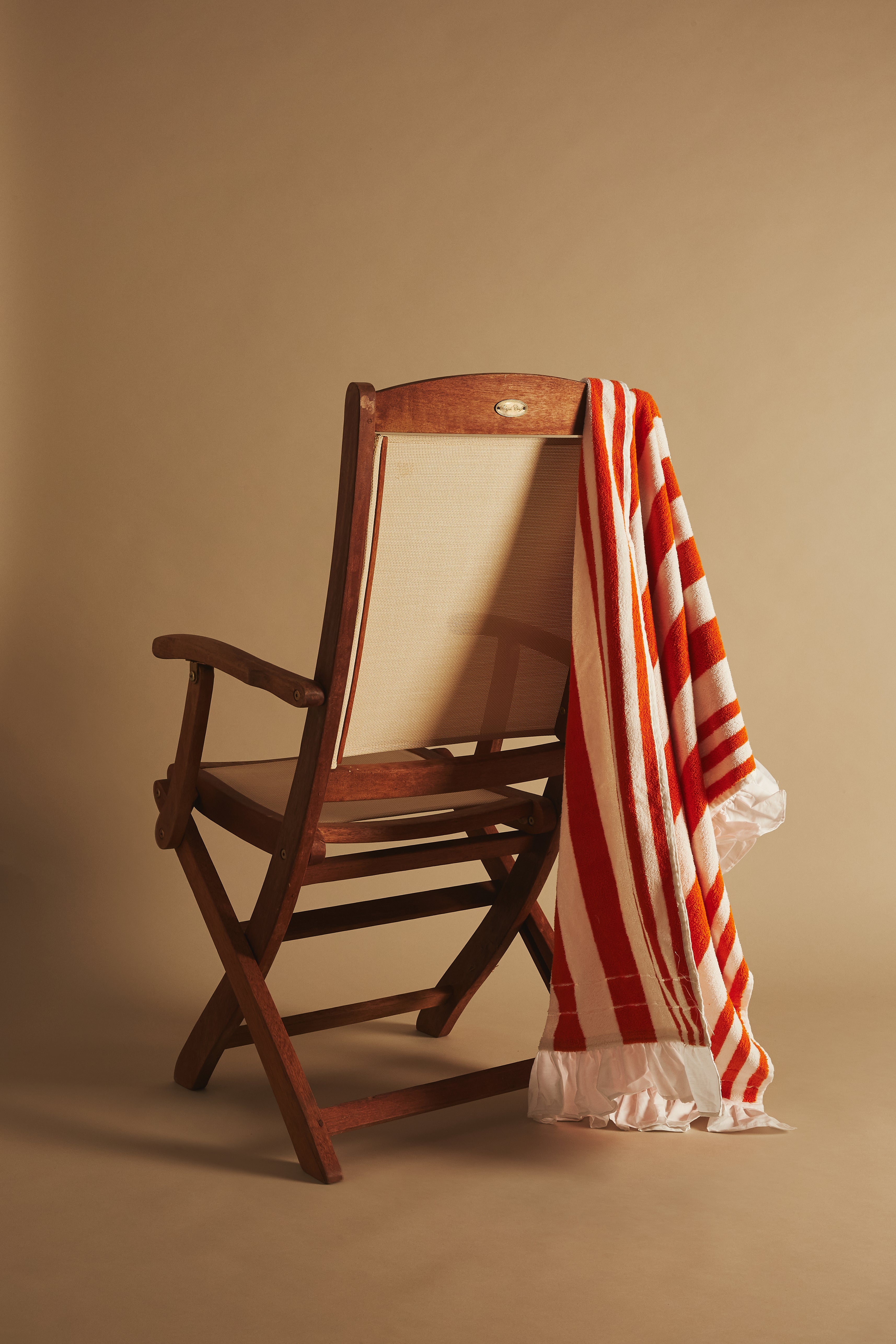 Thick Stripe Frill Towel