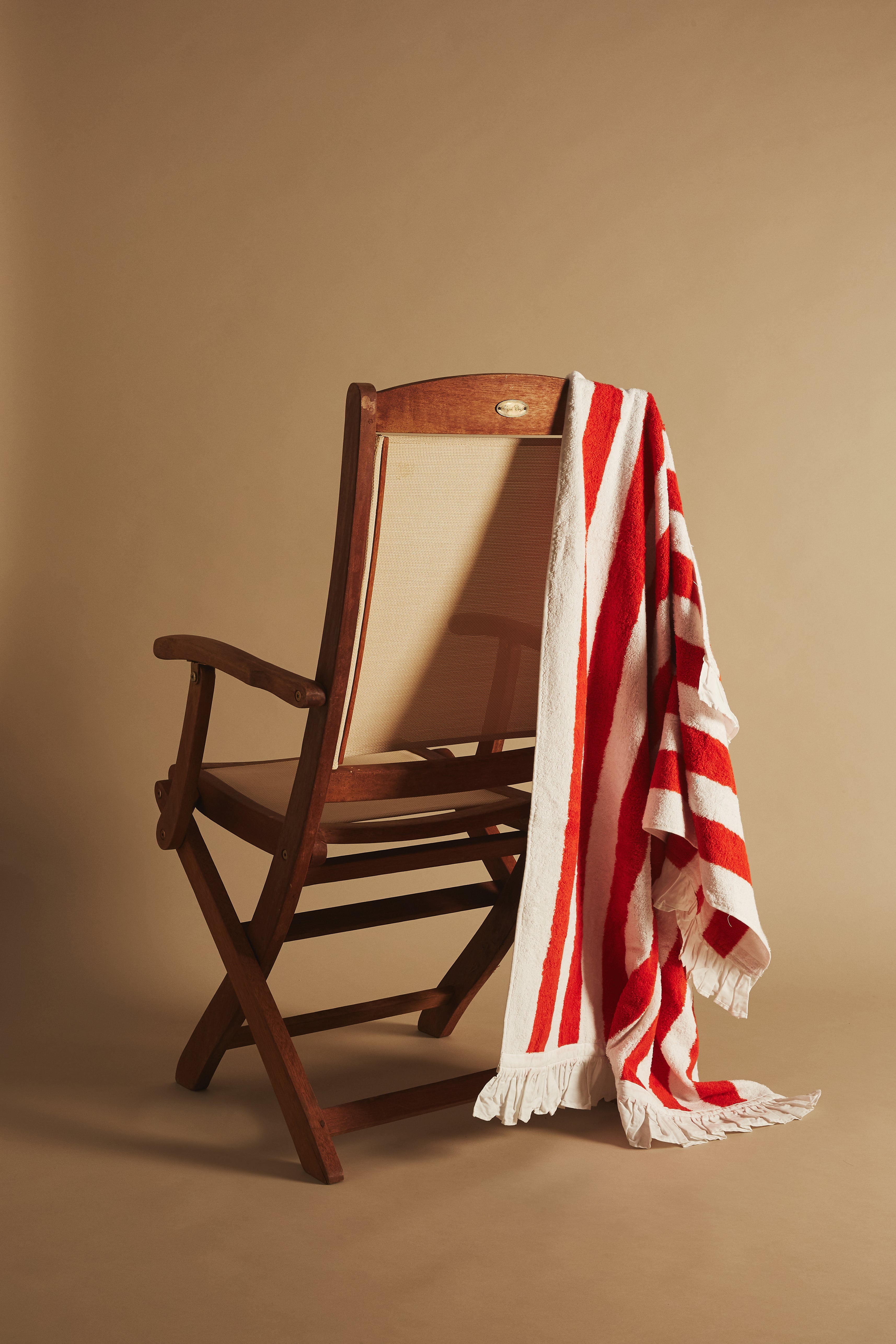 Thick Stripe Frill Towel