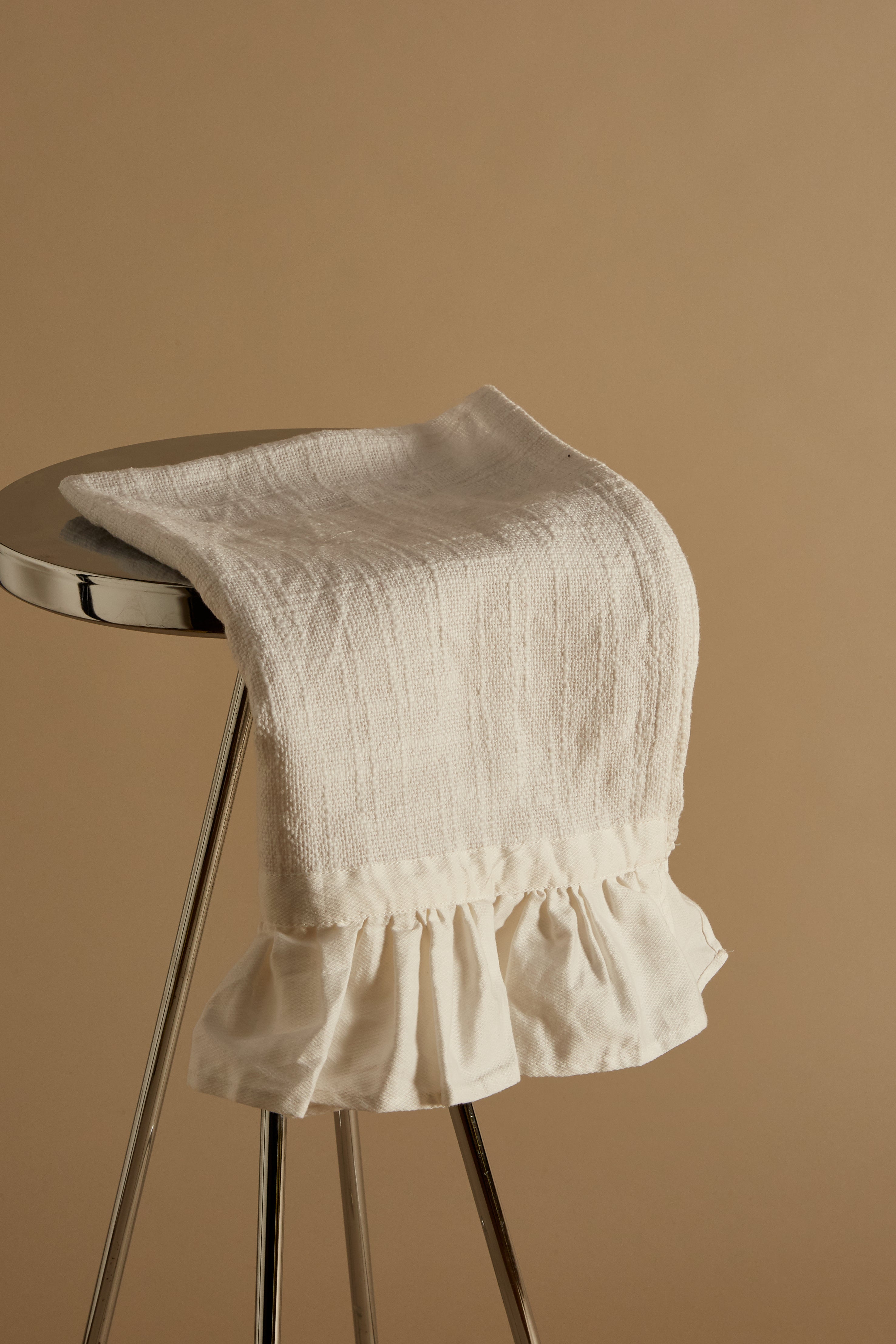 Muslin Frill Tea Towel