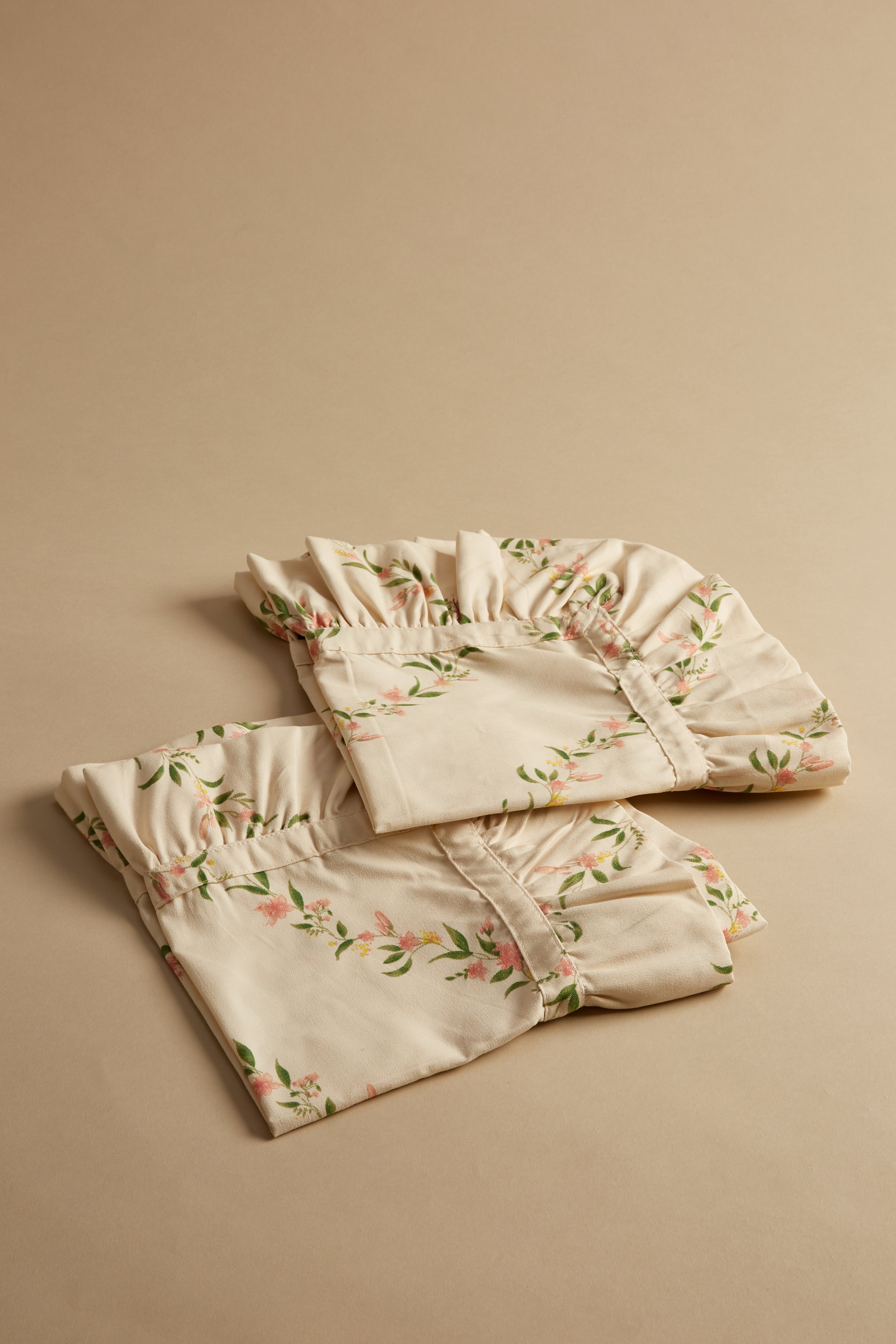 Diagonal Floral Napkins