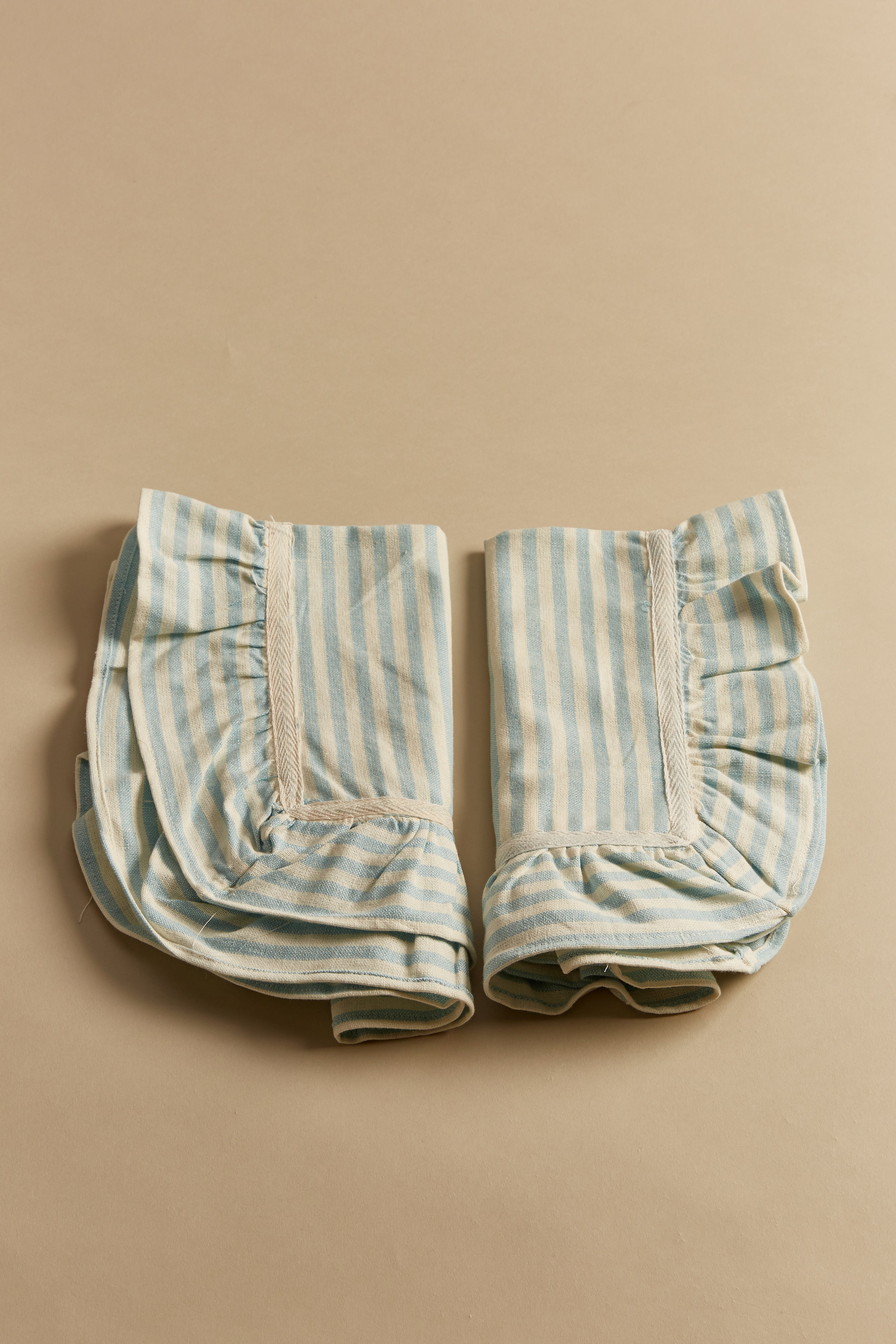 Large Baby Blue Stripe Tablemats