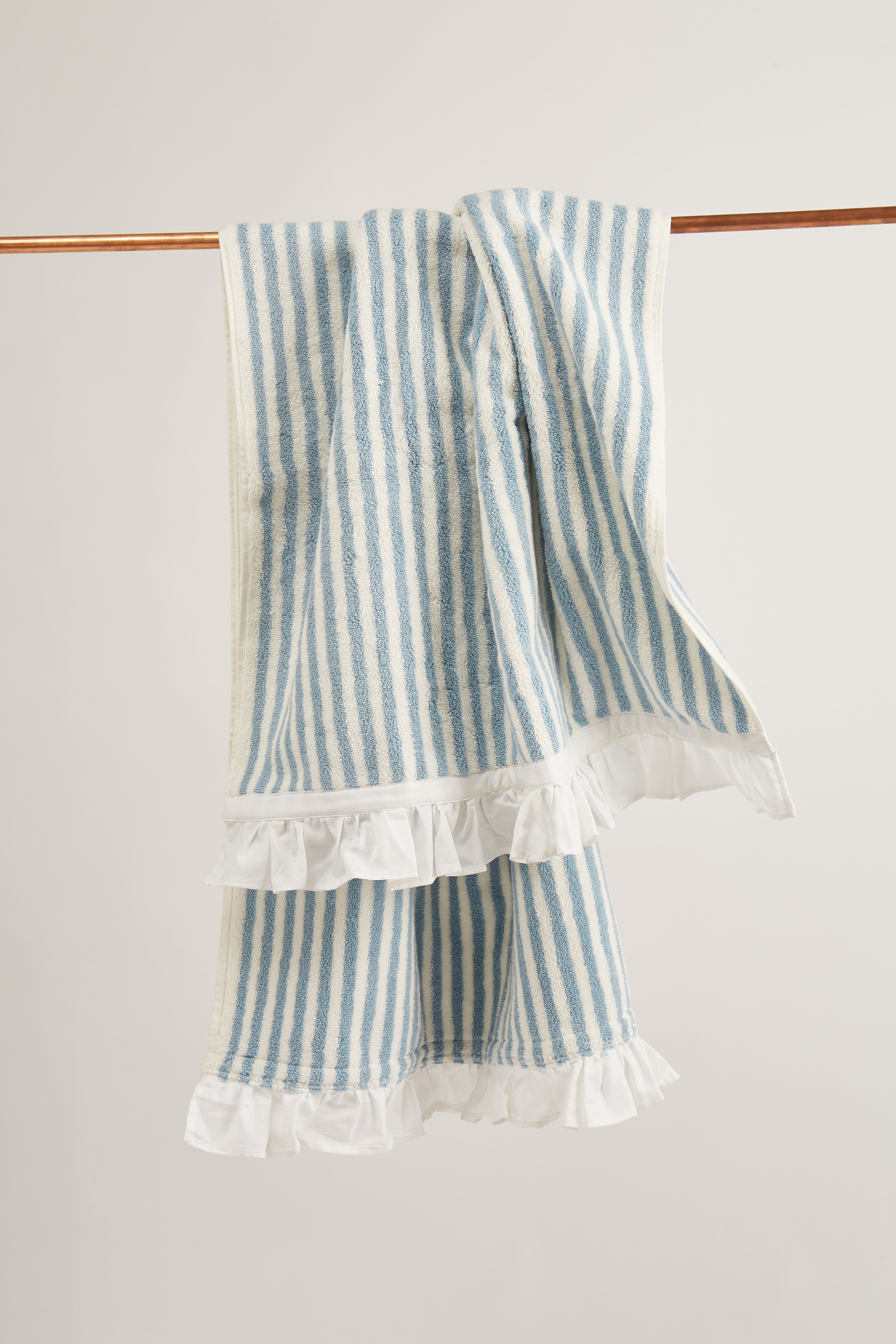 Stripe & Frill Beach Towel