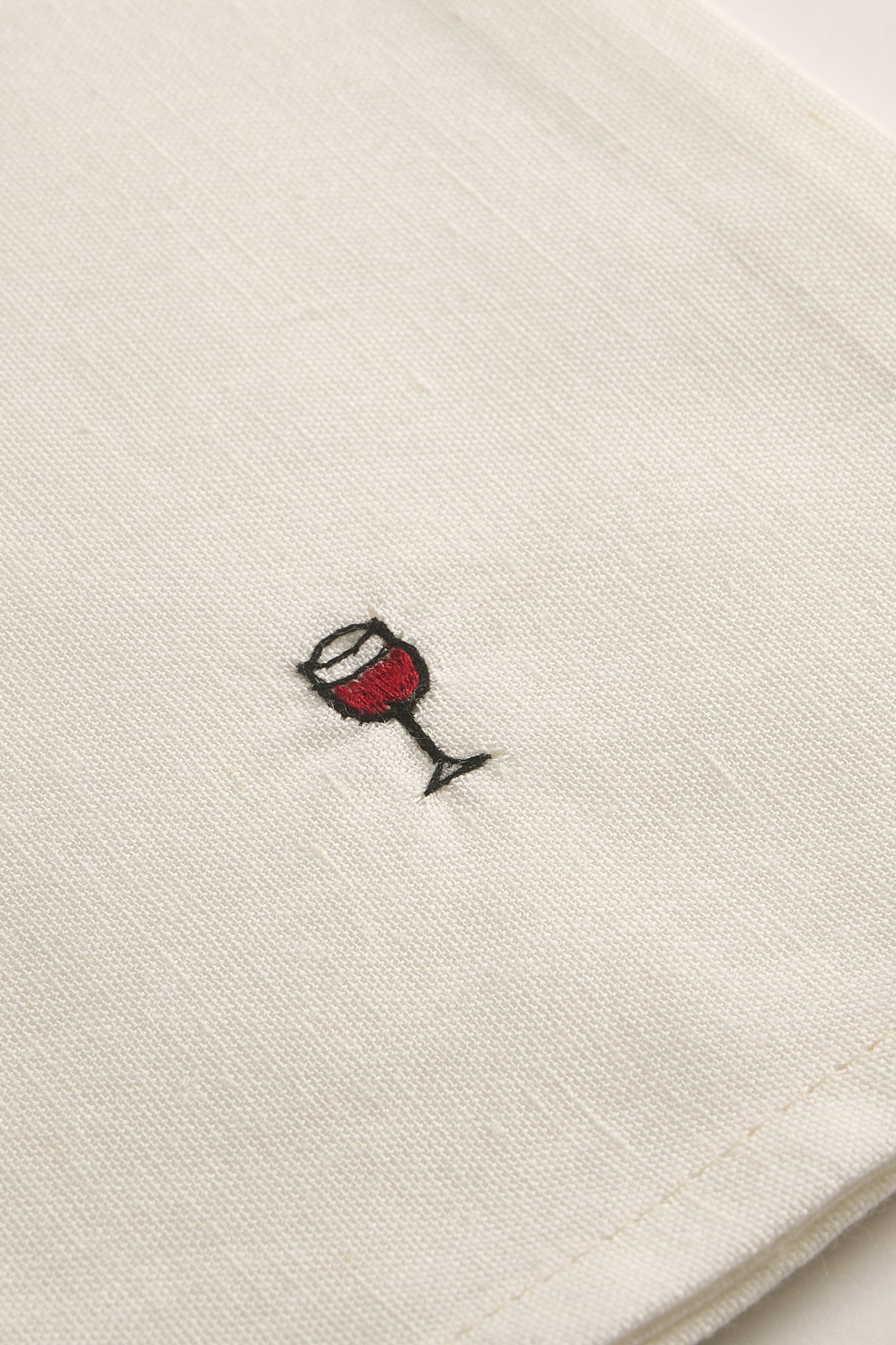 Hand Embroidered Charcuterie Napkins